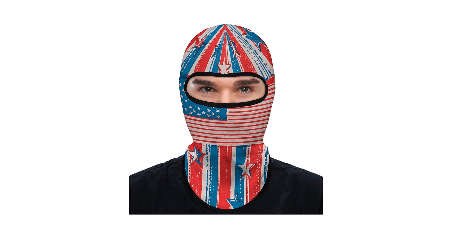 Balaclava Face Mask Ski Mask Patriotic Stars Strips Head